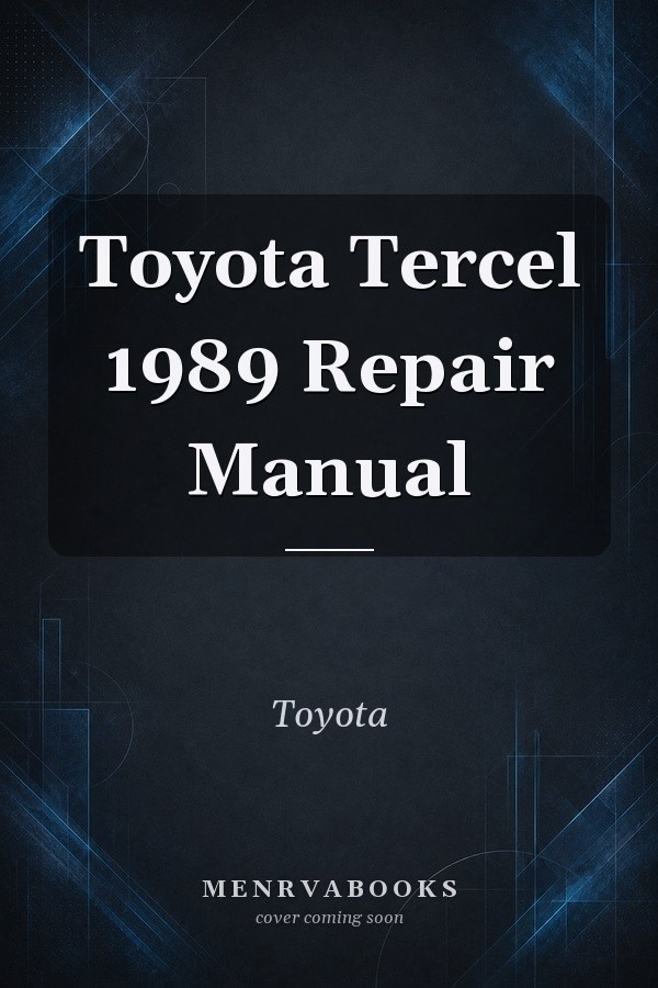 Toyota Tercel 1989 Repair Manual