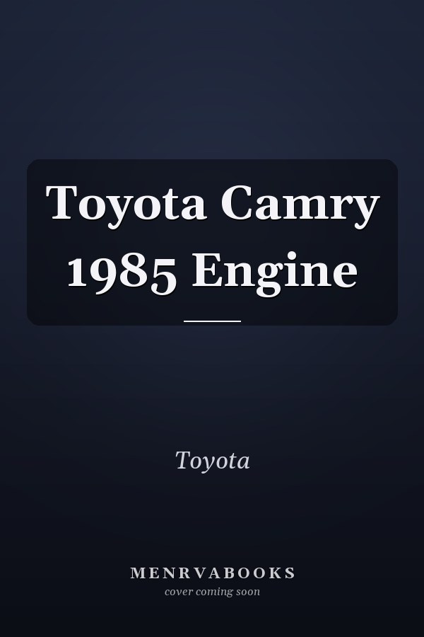 Toyota Camry 1985 Engine