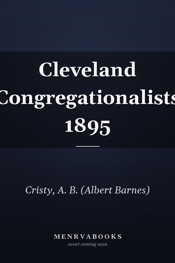 Cleveland Congregationalists 1895