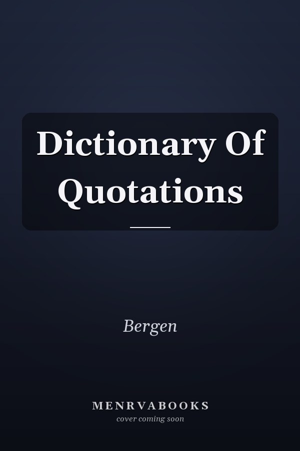Dictionary Of Quotations