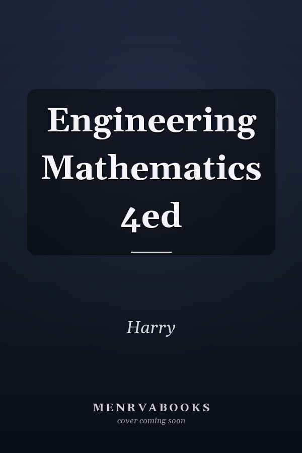 Engineering Mathematics 4ed