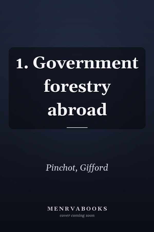 1. Government forestry abroad
