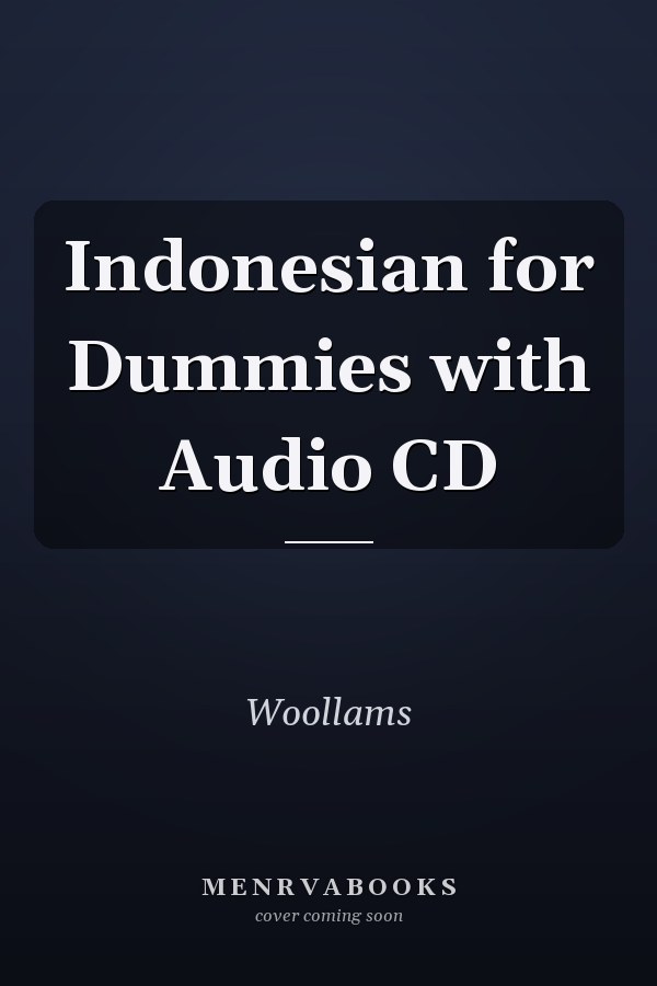 Indonesian for Dummies with Audio CD