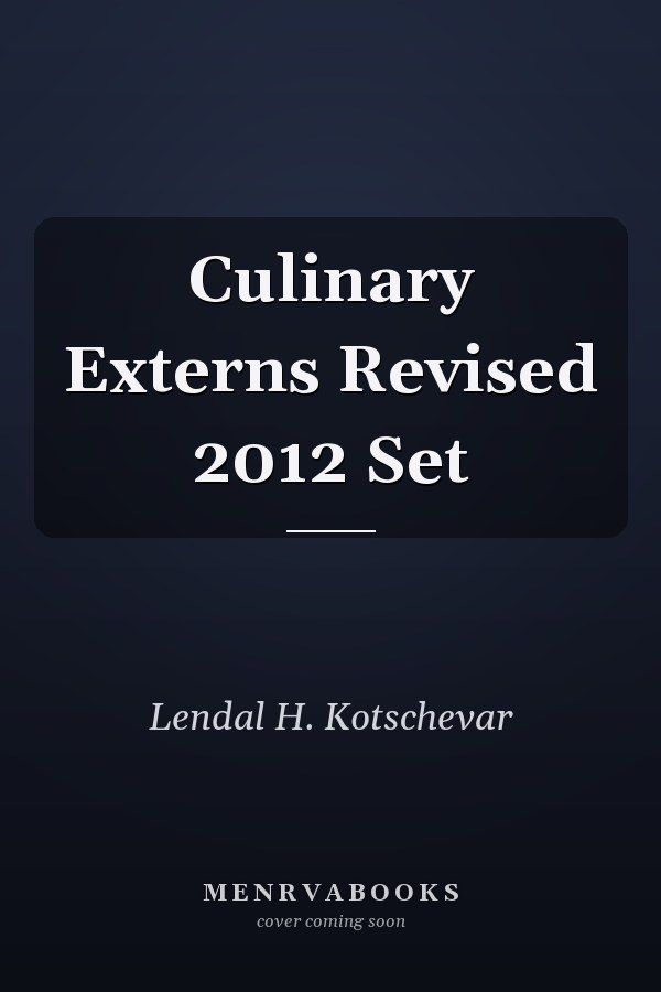 Culinary Externs Revised 2012 Set