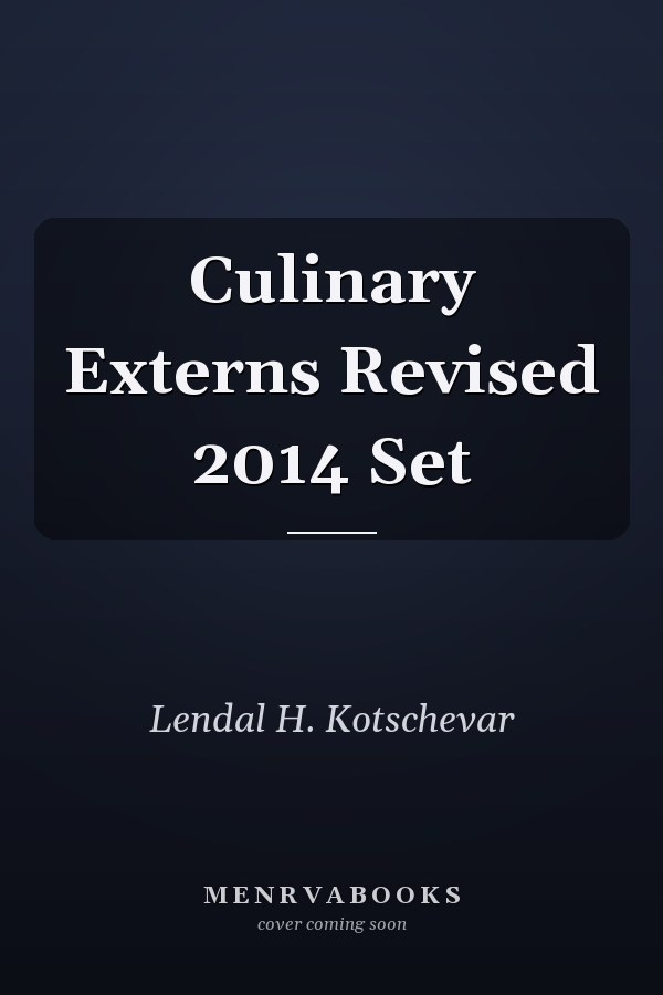 Culinary Externs Revised 2014 Set