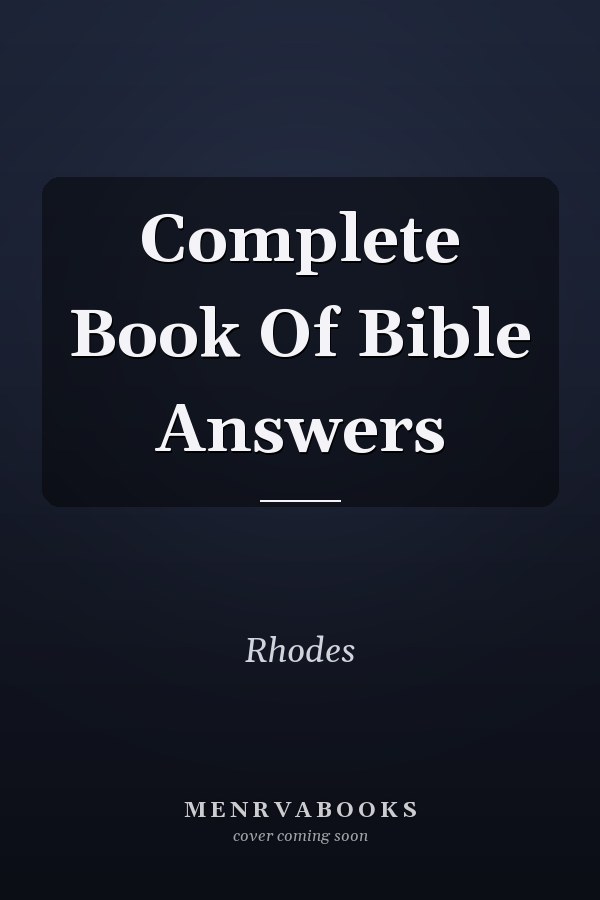 Complete Book Of Bible Answers