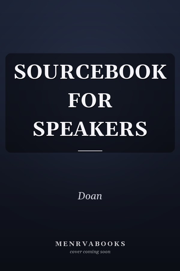 Sourcebook for Speakers