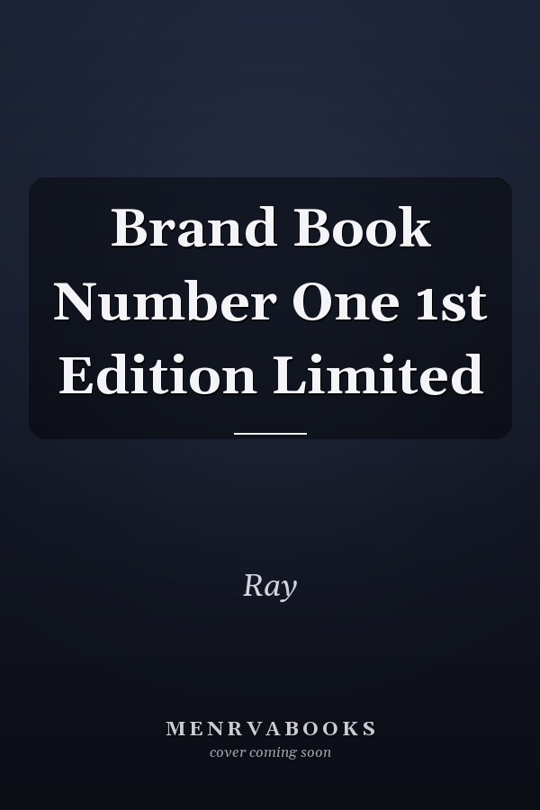Brand Book Number One 1st Edition Limited