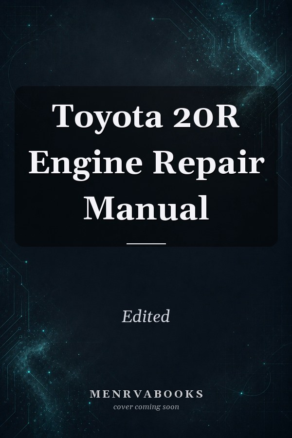Toyota 20R Engine Repair Manual