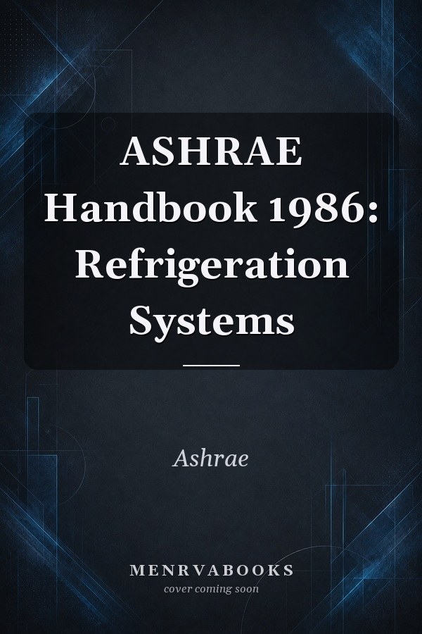 ASHRAE Handbook 1986: Refrigeration Systems