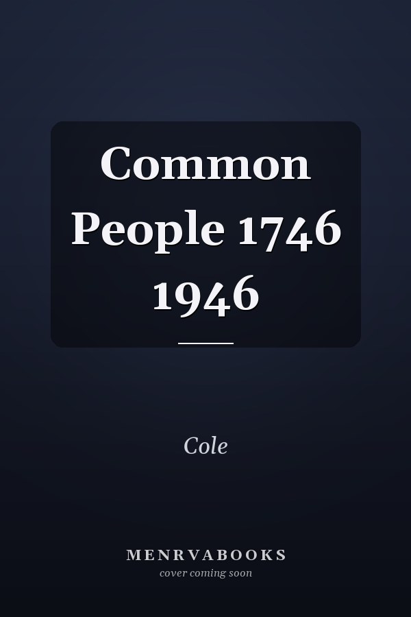 Common People 1746 1946