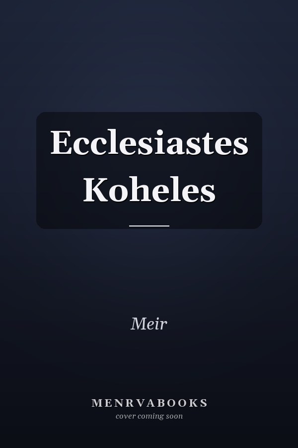 Ecclesiastes Koheles