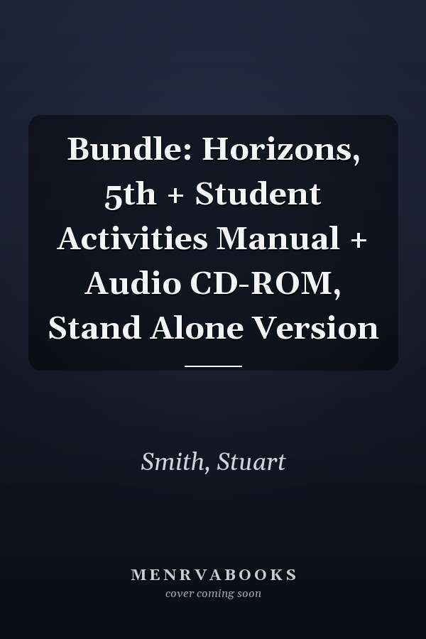 Bundle: Horizons, 5th + Student Activities Manual + Audio CD-ROM, Stand Alone Version