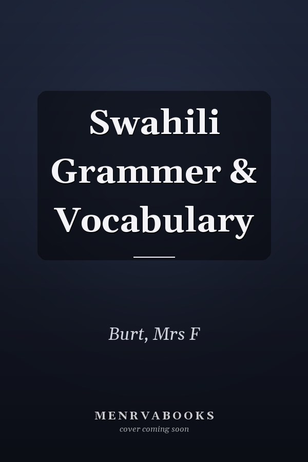Swahili Grammer & Vocabulary