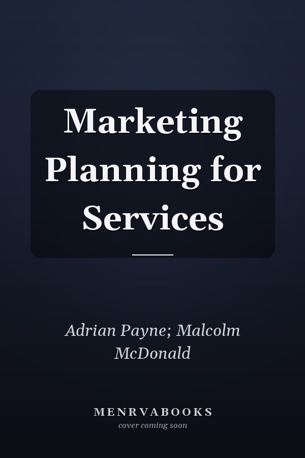 Marketing Planning for Services