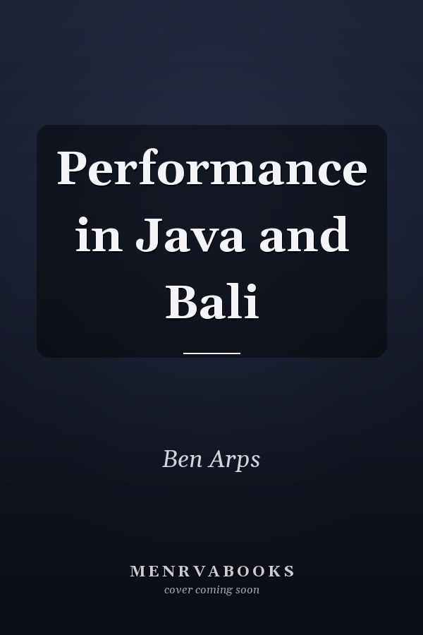 Performance in Java and Bali
