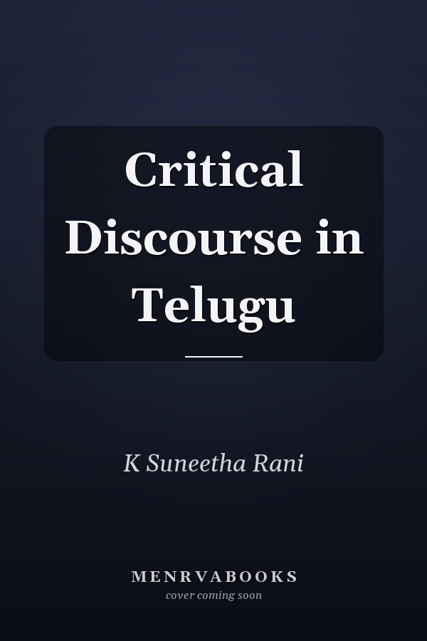 Critical Discourse in Telugu