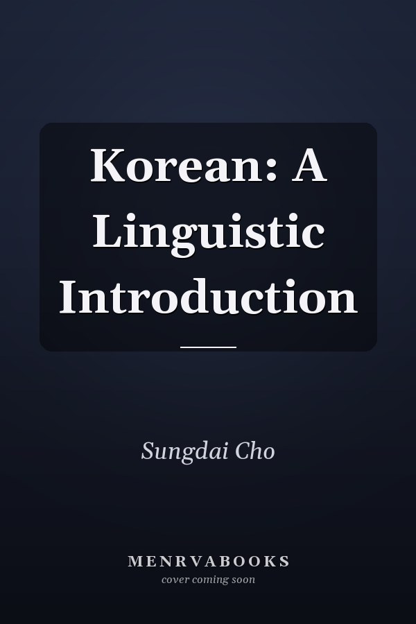 Korean: A Linguistic Introduction