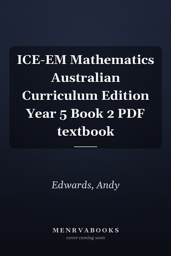ICE-EM Mathematics Australian Curriculum Edition Year 5 Book 2 PDF textbook