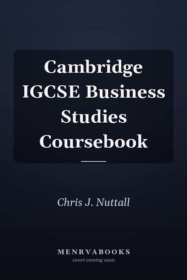 Cambridge IGCSE Business Studies Coursebook