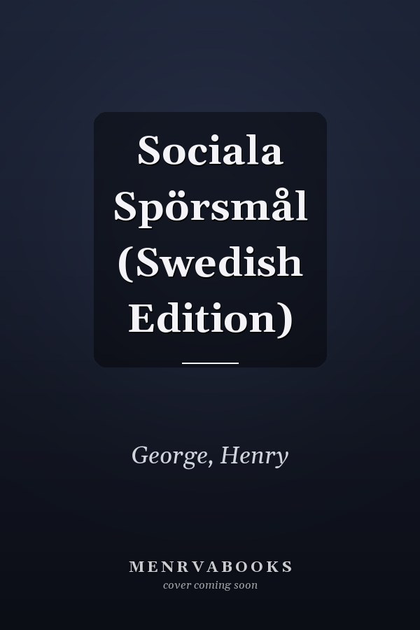 Sociala Spörsmål (Swedish Edition)