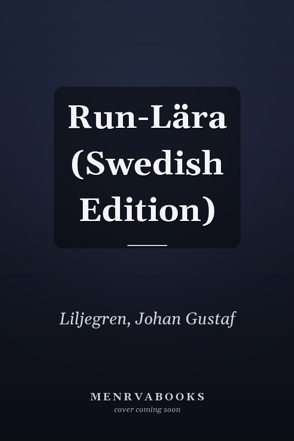 Run-Lära (Swedish Edition)