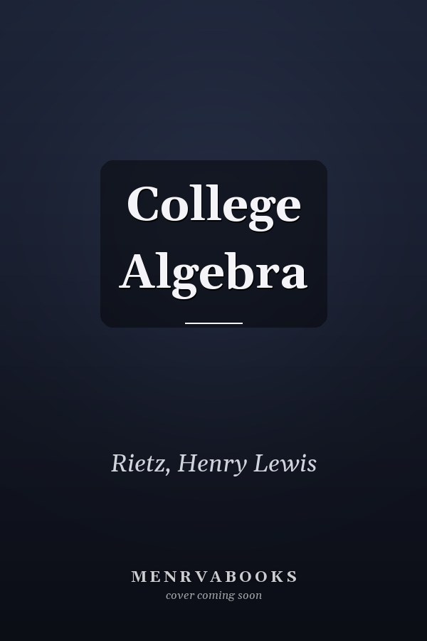 College Algebra
