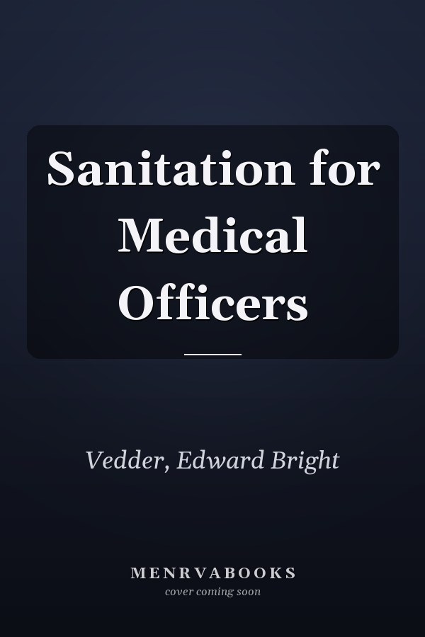 Sanitation for Medical Officers