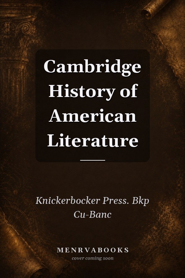 Cambridge History of American Literature