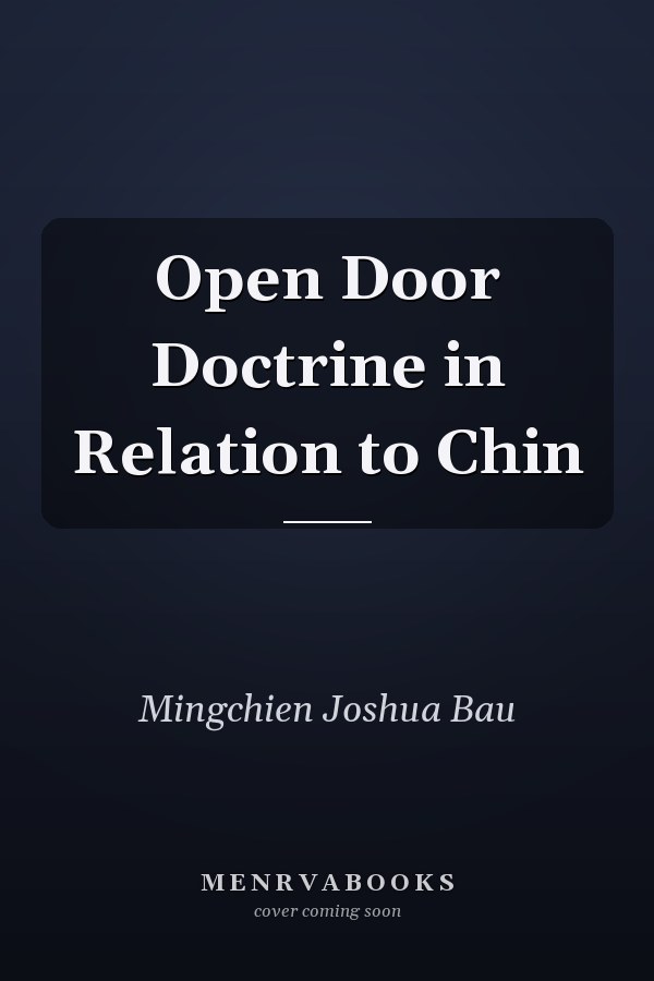 Open Door Doctrine in Relation to Chin