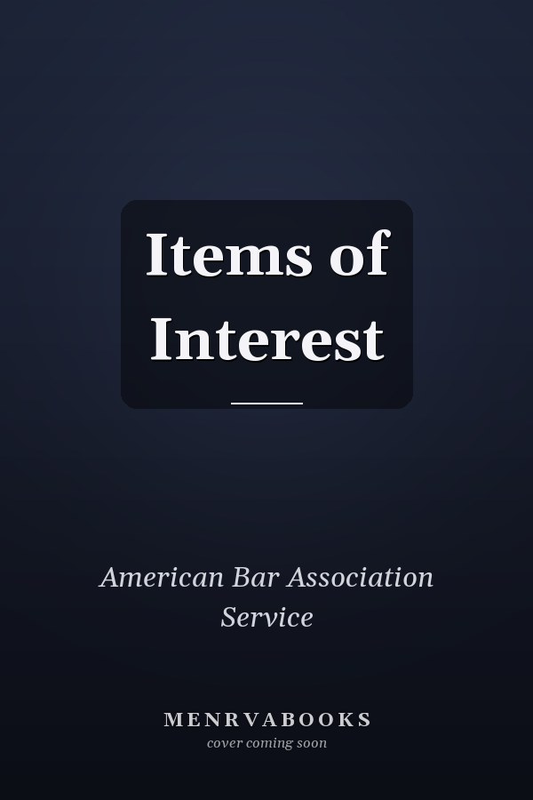 Items of Interest