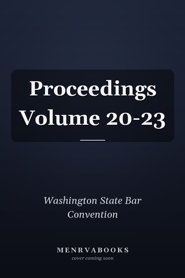 Proceedings Volume 20-23
