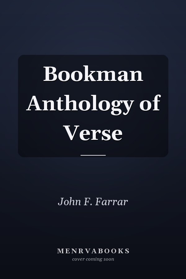 Bookman Anthology of Verse