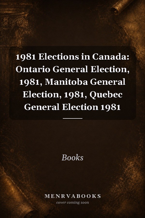 1981 Elections in Canada: Ontario General Election, 1981, Manitoba General Election, 1981, Quebec General Election 1981