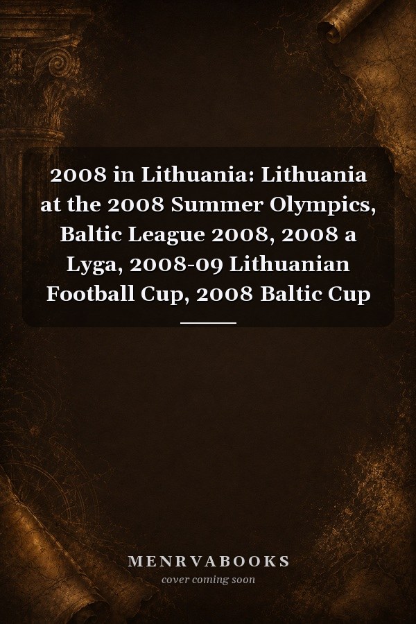 2008 in Lithuania: Lithuania at the 2008 Summer Olympics, Baltic League 2008, 2008 a Lyga, 2008-09 Lithuanian Football Cup, 2008 Baltic Cup