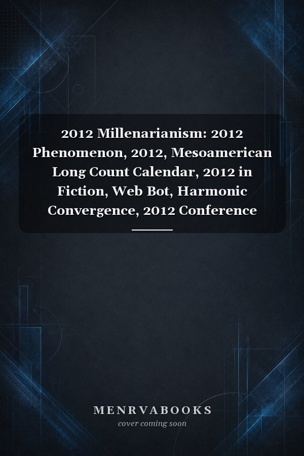 2012 Millenarianism: 2012 Phenomenon, 2012, Mesoamerican Long Count Calendar, 2012 in Fiction, Web Bot, Harmonic Convergence, 2012 Conference