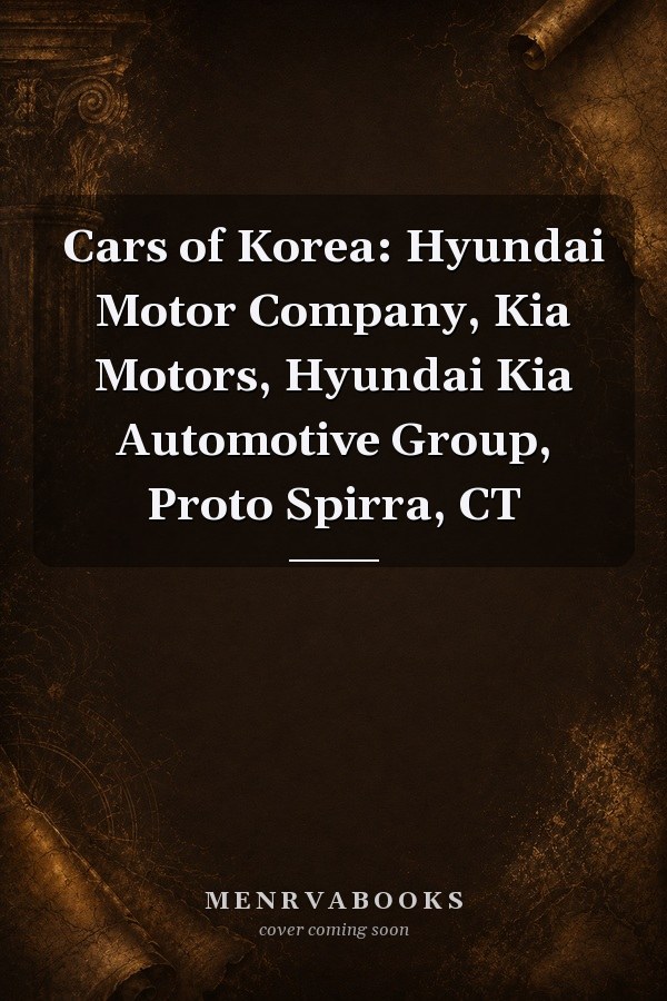 Cars of Korea: Hyundai Motor Company, Kia Motors, Hyundai Kia Automotive Group, Proto Spirra, CT