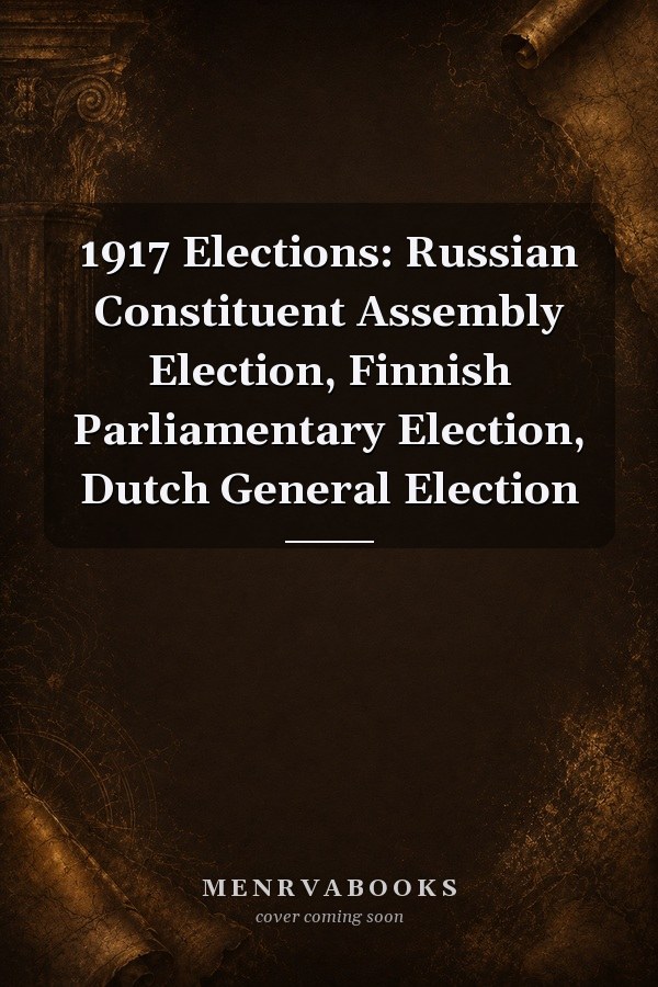 1917 Elections: Russian Constituent Assembly Election, Finnish Parliamentary Election, Dutch General Election