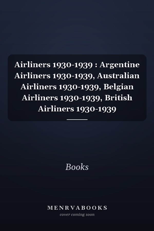 Airliners 1930-1939