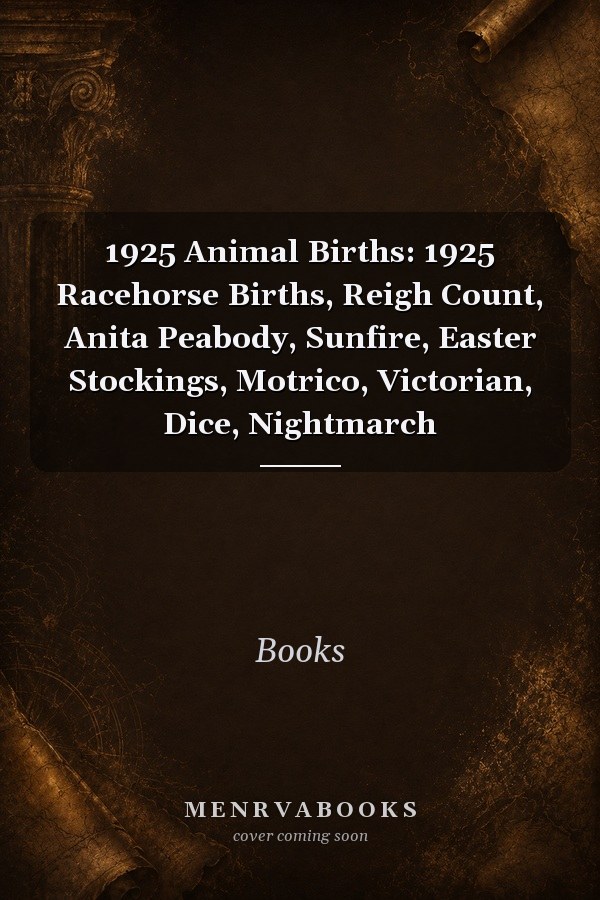 1925 Animal Births: 1925 Racehorse Births, Reigh Count, Anita Peabody, Sunfire, Easter Stockings, Motrico, Victorian, Dice, Nightmarch