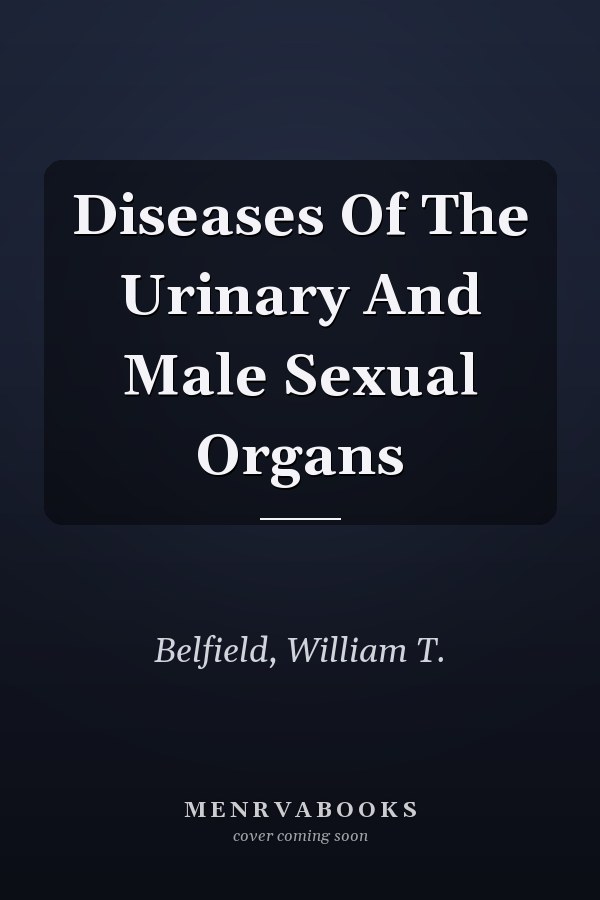 Diseases Of The Urinary And Male Sexual Organs
