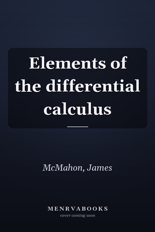 Elements of the differential calculus