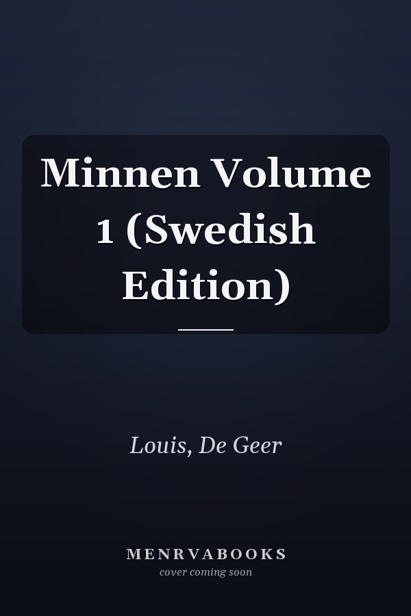Minnen Volume 1 (Swedish Edition)