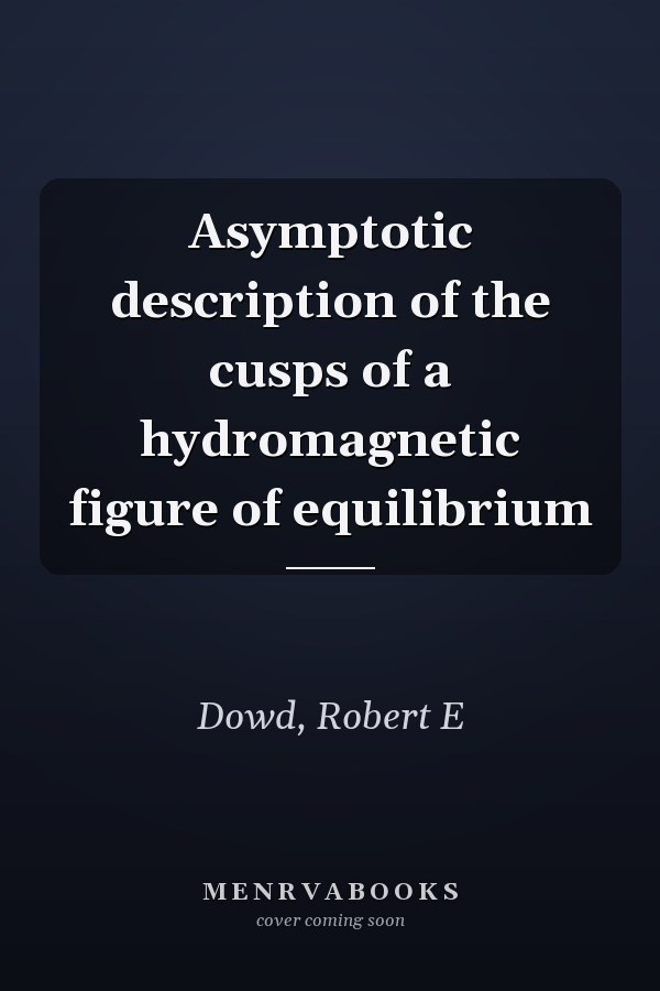 Asymptotic description of the cusps of a hydromagnetic figure of equilibrium