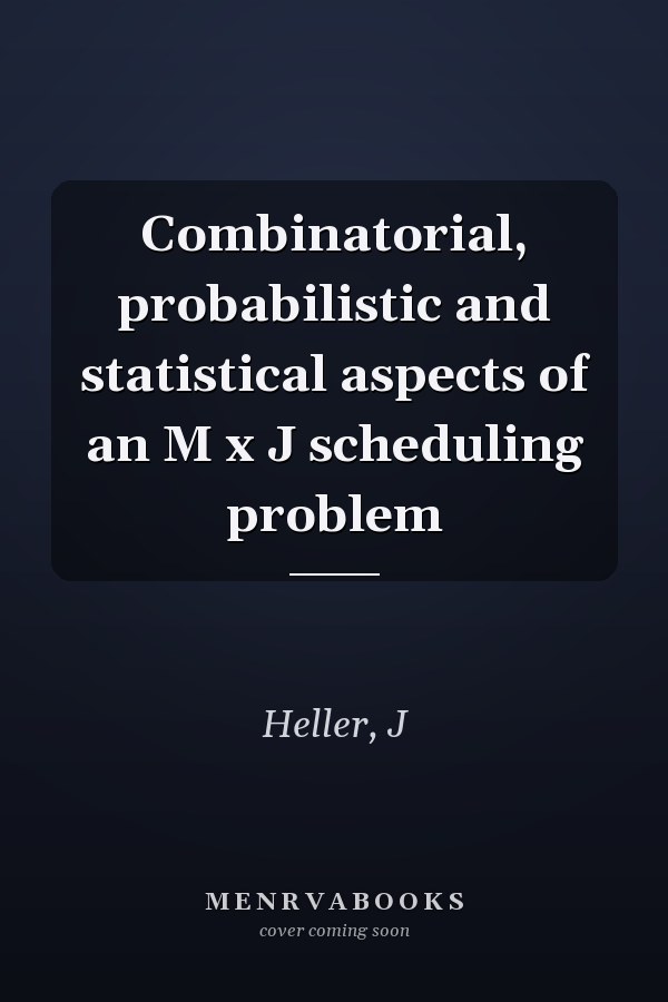 Combinatorial, probabilistic and statistical aspects of an M x J scheduling problem