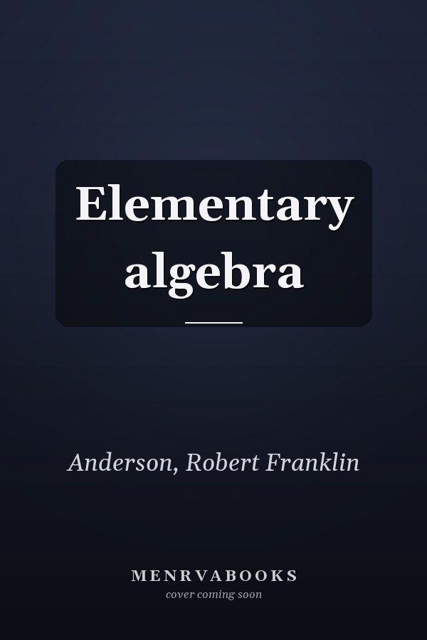 Elementary algebra