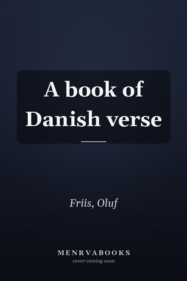 A book of Danish verse