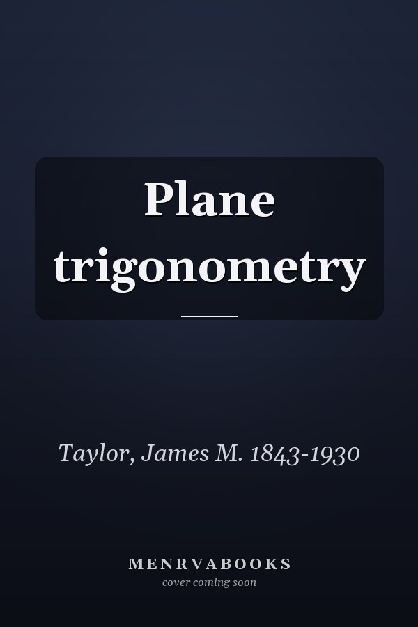 Plane trigonometry