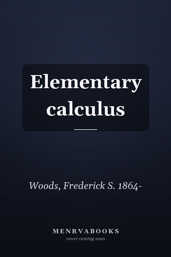 Elementary calculus