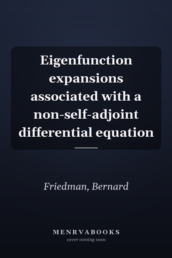 Eigenfunction expansions associated with a non-self-adjoint differential equation
